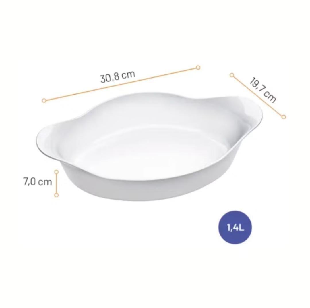Kit Assadeiras Aura Glass