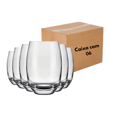 Jogo 6 Copos Cristal
