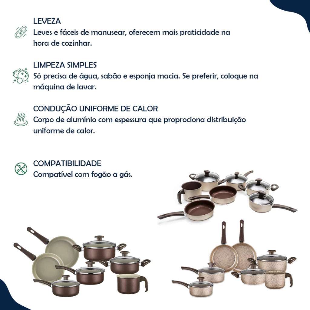 Jogo de Panelas Bella Cozinha