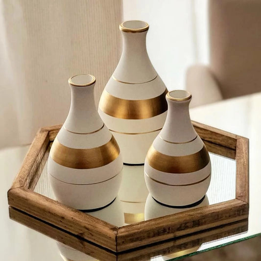 Kit Vasos Cerâmica La Coruna