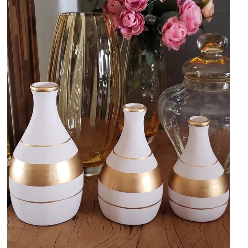 Kit Vasos Cerâmica La Coruna